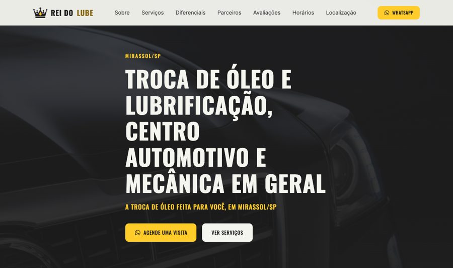 Site do Rei do Lube